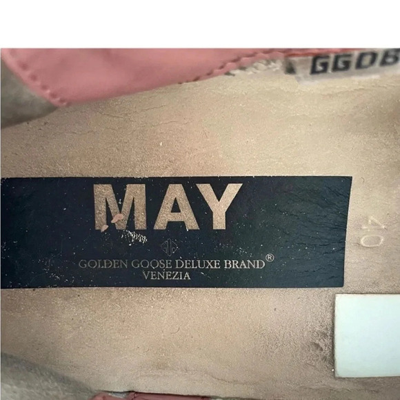 Golden Goose Metallic Super Star Celebrity Sneakers In Original Zipper Bag 40 - Picture 7 of 12